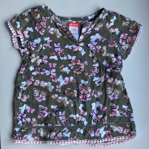 Joe Fresh Butterfly skirt with trim detail size 3years